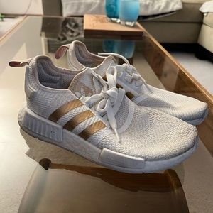 Adidas NMD rose gold sneakers